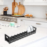 Maxbell Bowl Dish Drain Rack Adjustable Bowl Cup Holder for Kitchen Cabinet Drawer  Bowl Rack