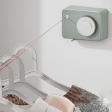 Maxbell Retractable Clothesline Laundry Rack Clothes Drying Rack for Home  Green