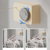 Maxbell Retractable Clothesline Laundry Rack Clothes Drying Rack for Home  Yellow
