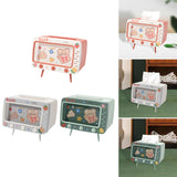 Maxbell Tissue Holder Tissue Dispenser Facial Napkin Box Holder for Table Decoration Pink