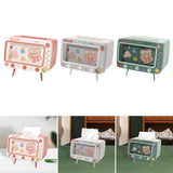 Maxbell Tissue Holder Tissue Dispenser Facial Napkin Box Holder for Table Decoration Pink