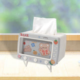 Maxbell Tissue Holder Tissue Dispenser Facial Napkin Box Holder for Table Decoration White