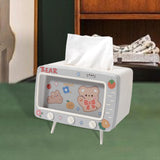 Maxbell Tissue Holder Tissue Dispenser Facial Napkin Box Holder for Table Decoration White