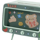 Maxbell Tissue Holder Tissue Dispenser Facial Napkin Box Holder for Table Decoration Green