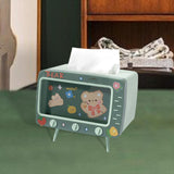 Maxbell Tissue Holder Tissue Dispenser Facial Napkin Box Holder for Table Decoration Green