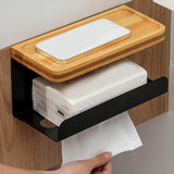 Maxbell Wall Mounted Tissue Holder Tissue Dispenser for Kitchen Bathroom Decoration