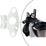 Maxbell Food Processor Storage Rack Stand Holds 5 Accessories for TM6 Cooking Tool White