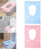 Maxbell 20x Portable Disposable Toilet Seat Cover Nonslip for Kids and Adults Hotels Blue