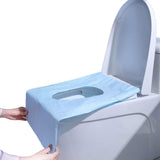 Maxbell 20x Portable Disposable Toilet Seat Cover Nonslip for Kids and Adults Hotels Blue