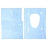 Maxbell 20x Portable Disposable Toilet Seat Cover Nonslip for Kids and Adults Hotels Blue
