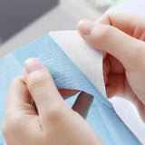 Maxbell 20x Portable Disposable Toilet Seat Cover Nonslip for Kids and Adults Hotels Blue