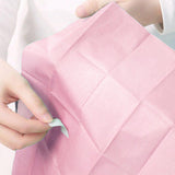 Maxbell 20x Portable Disposable Toilet Seat Cover Nonslip for Kids and Adults Hotels Pink