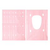 Maxbell 20x Portable Disposable Toilet Seat Cover Nonslip for Kids and Adults Hotels Pink