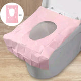 Maxbell 20x Portable Disposable Toilet Seat Cover Nonslip for Kids and Adults Hotels Pink
