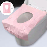 Maxbell 20x Portable Disposable Toilet Seat Cover Nonslip for Kids and Adults Hotels Pink