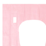 Maxbell 20x Portable Disposable Toilet Seat Cover Nonslip for Kids and Adults Hotels Pink
