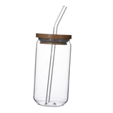 Maxbell Glass Bubble Tea Cups Wide Mouth Transparent for Iced Coffee 470ml