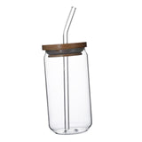 Maxbell Glass Bubble Tea Cups Wide Mouth Transparent for Iced Coffee 550ml