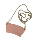 Maxbell PU Leather Shoulder Cup Holder Universal for Luggage Hiking Cup Accessories Pink