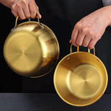 Maxbell Portable Ramen Noodle Pot Stockpot Soup Bowl Salad Bowl for Dorm Camping M