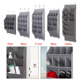 Maxbell Collapsible Door Shoe Rack Organizer Storage Pouch for Wardrobe Home Wall 12 Pockets