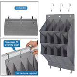 Maxbell Collapsible Door Shoe Rack Organizer Storage Pouch for Wardrobe Home Wall 12 Pockets