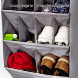 Maxbell Collapsible Door Shoe Rack Organizer Storage Pouch for Wardrobe Home Wall 12 Pockets