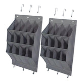Maxbell Collapsible Door Shoe Rack Organizer Storage Pouch for Wardrobe Home Wall 12 Pockets