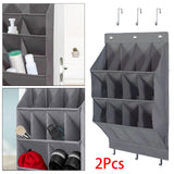 Maxbell Collapsible Door Shoe Rack Organizer Storage Pouch for Wardrobe Home Wall 12 Pockets