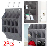 Maxbell Collapsible Door Shoe Rack Organizer Storage Pouch for Wardrobe Home Wall 12 Pockets