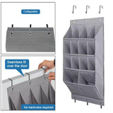Maxbell Collapsible Door Shoe Rack Organizer Storage Pouch for Wardrobe Home Wall 14 Pockets