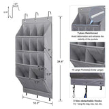 Maxbell Collapsible Door Shoe Rack Organizer Storage Pouch for Wardrobe Home Wall 14 Pockets