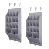 Maxbell Collapsible Door Shoe Rack Organizer Storage Pouch for Wardrobe Home Wall 14 Pockets