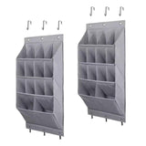 Maxbell Collapsible Door Shoe Rack Organizer Storage Pouch for Wardrobe Home Wall 14 Pockets
