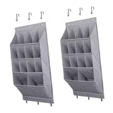 Maxbell Collapsible Door Shoe Rack Organizer Storage Pouch for Wardrobe Home Wall 14 Pockets