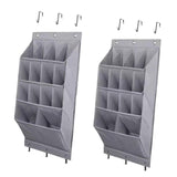 Maxbell Collapsible Door Shoe Rack Organizer Storage Pouch for Wardrobe Home Wall 14 Pockets