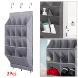 Maxbell Collapsible Door Shoe Rack Organizer Storage Pouch for Wardrobe Home Wall 14 Pockets