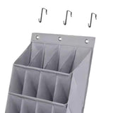 Maxbell Collapsible Door Shoe Rack Organizer Storage Pouch for Wardrobe Home Wall 14 Pockets