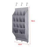 Maxbell Collapsible Door Shoe Rack Organizer Storage Pouch for Wardrobe Home Wall 14 Pockets
