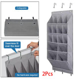 Maxbell Collapsible Door Shoe Rack Organizer Storage Pouch for Wardrobe Home Wall 16 Pockets