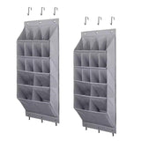 Maxbell Collapsible Door Shoe Rack Organizer Storage Pouch for Wardrobe Home Wall 16 Pockets