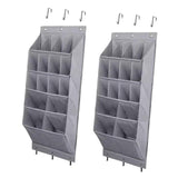 Maxbell Collapsible Door Shoe Rack Organizer Storage Pouch for Wardrobe Home Wall 16 Pockets
