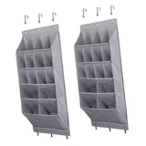 Maxbell Collapsible Door Shoe Rack Organizer Storage Pouch for Wardrobe Home Wall 16 Pockets