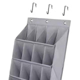 Maxbell Collapsible Door Shoe Rack Organizer Storage Pouch for Wardrobe Home Wall 16 Pockets