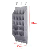 Maxbell Collapsible Door Shoe Rack Organizer Storage Pouch for Wardrobe Home Wall 16 Pockets