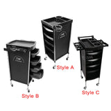 Maxbell 6 Tier Salon Cart Storage Storage Salon Rolling Organizers Style A