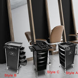 Maxbell 6 Tier Salon Cart Storage Storage Salon Rolling Organizers Style A