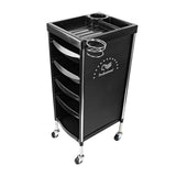 Maxbell 6 Tier Salon Cart Storage Storage Salon Rolling Organizers Style A
