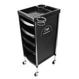 Maxbell 6 Tier Salon Cart Storage Storage Salon Rolling Organizers Style A