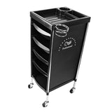 Maxbell 6 Tier Salon Cart Storage Storage Salon Rolling Organizers Style A